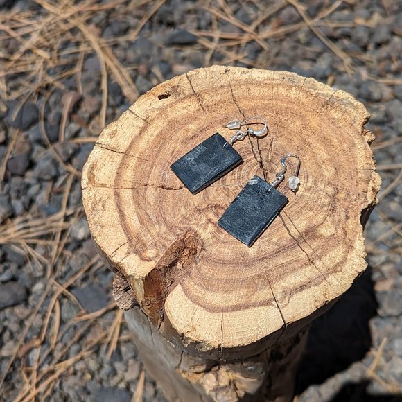 Santo Domingo Pueblo Mosaic Dangle Earrings Native American Jewelry R.Rosetta*** - Picture 8 of 9